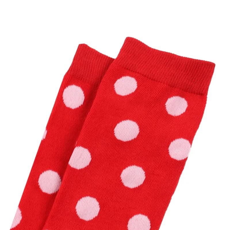 Long Socks Womens Over Above Knee Striped Thigh High Stockings Polka Dot Ladies Black White Pink Cosplay Lolita Harajuku Y2k