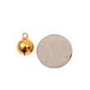 Gold-Plated Brass Bell Christmas Ornament Pendant
