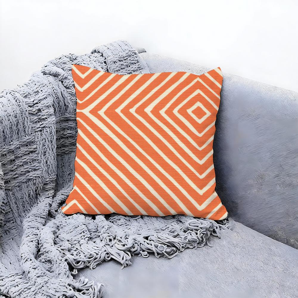 rustic weave texture Cushion Cover Premium Comfort Reversible Pillow Cove Two in One Design for Any Room Car Interior