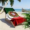 Royal Emblem Background beach towel beach Beach towel for vacation photos Outdoor pool towel quick-drying swim towel Absorbent bath towel Comfort