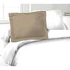 Juego de 2 Fundas de Almohada 100% algodón 50x70 cm - Beige