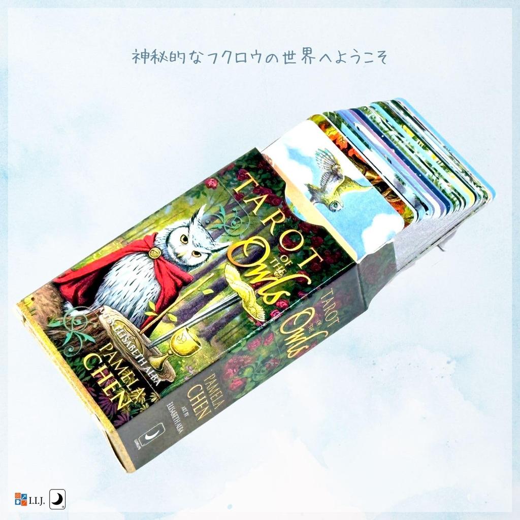 Tarot of the Owls Mini Tarot Waite 78 Mini Tarot Includes Japanese Authentic Product I.I.J Cards, Edition, Cards, Size, Reading, Instructions,