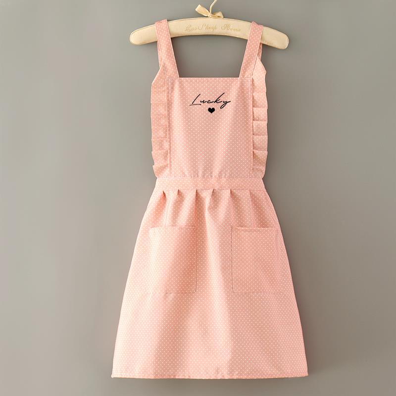 Japanese Style Oil-Proof Women's Apron for Manicure, Catering, and Cooking - Summer Work Uniform