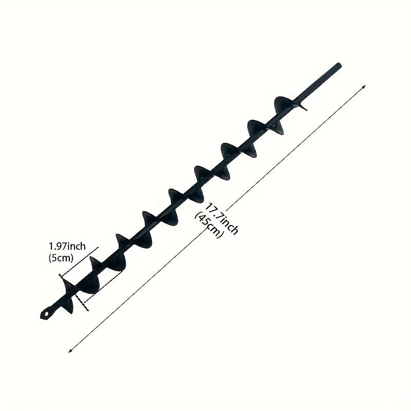 Auger Drill Bit Set for Planting -Spiral Hole Punch, Bits for Easy Planting & Soil Loosening, Compatible with Electric Drills