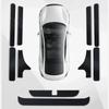 For Kia KX3 2015-2026 Car Threshold Protection Strip Trunk Anti-scratch and Anti-collision Film Door Decorative Strip Stickers