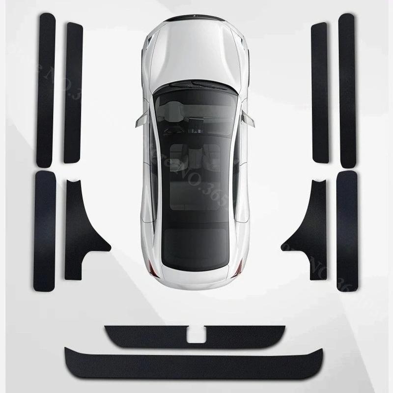 For Kia KX3 2015-2026 Car Threshold Protection Strip Trunk Anti-scratch and Anti-collision Film Door Decorative Strip Stickers