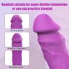Realistic Dildo Rechargeable Clit Vibrator G-Spot Massager Sex Toys for Women Masturbator