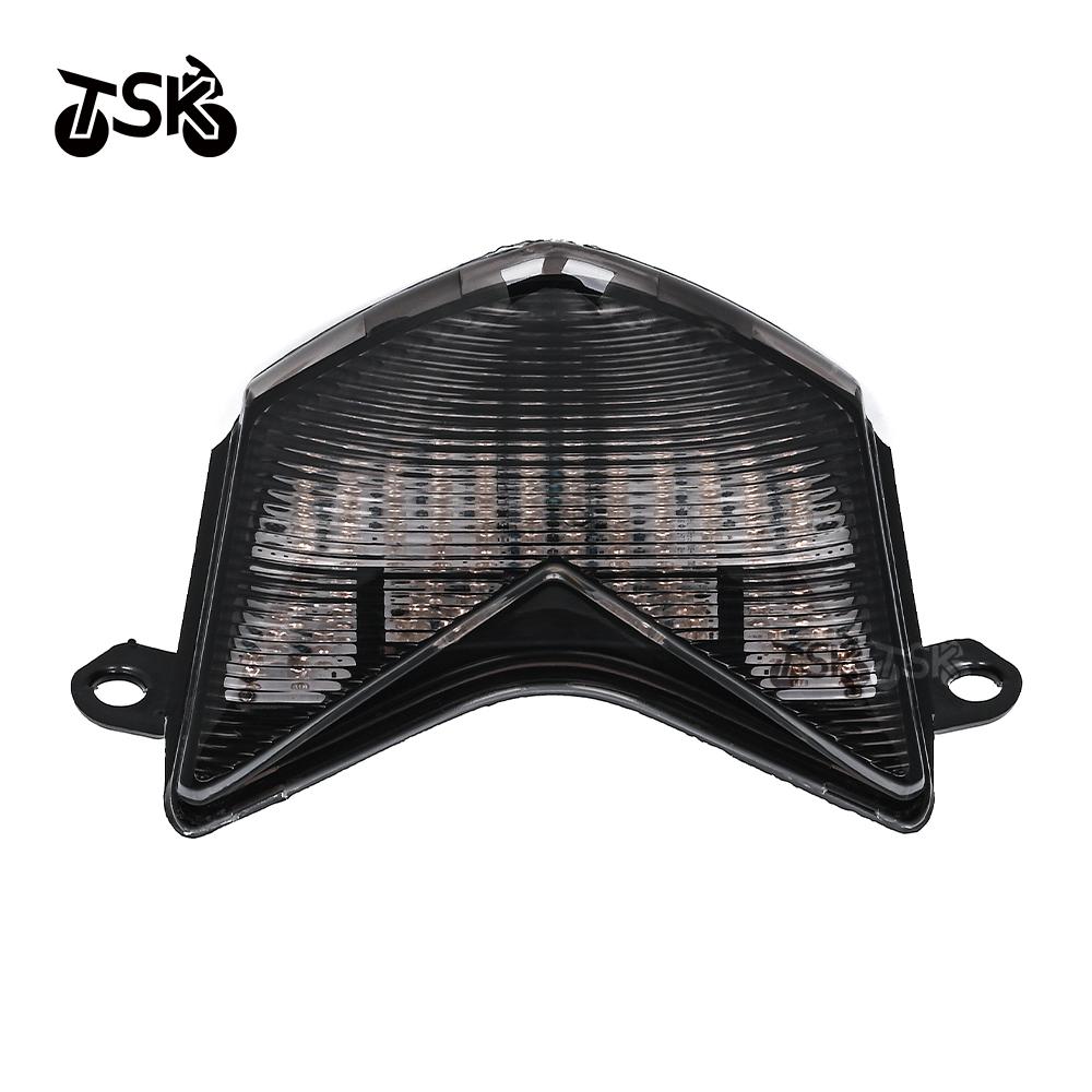 Motorcycle Tail Light Integrated Turn Signals Brake Lamp For  Kawasaki ZX 10R ZX10R ZX-10R 2006 2007 Motorbike Tail Turn Flasher