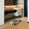 Cartoon  Crystal Velvet Doormat For Entryway, Stain-resistant And Easy To Clean