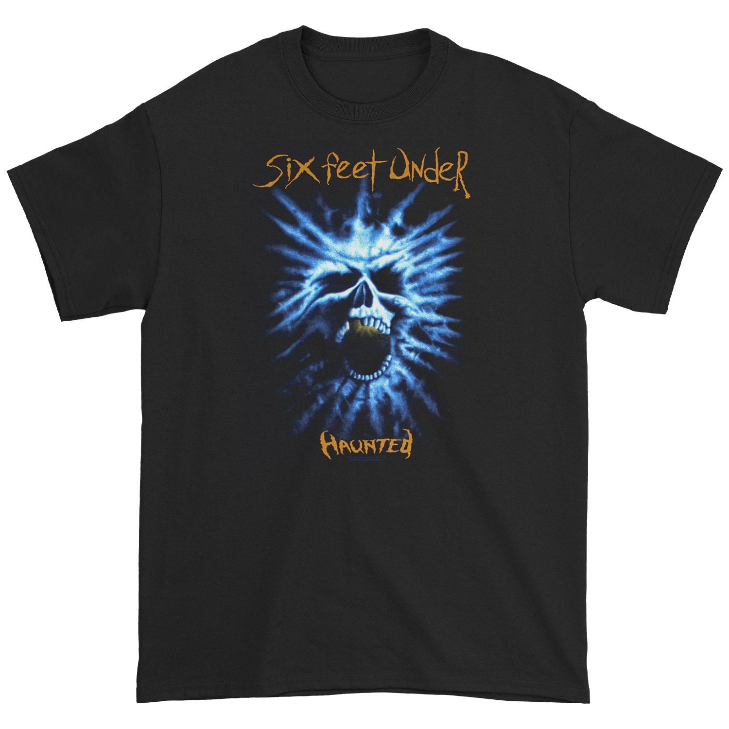 Men s Six Feet Under Haunted T-shirt Medium Black S