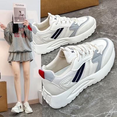 Hardloopschokabsorberende zachtzool casual sportschoenen dames lente en herfst 2025 nieuw super hot lichtgewicht veelzijdig studenten papa schoenen