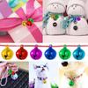 24Pcs Jingle Christmas Bell 14mm Cat Collar Bell Pet Pendant Xmas Tree Hanging Bells  Wind Chimes