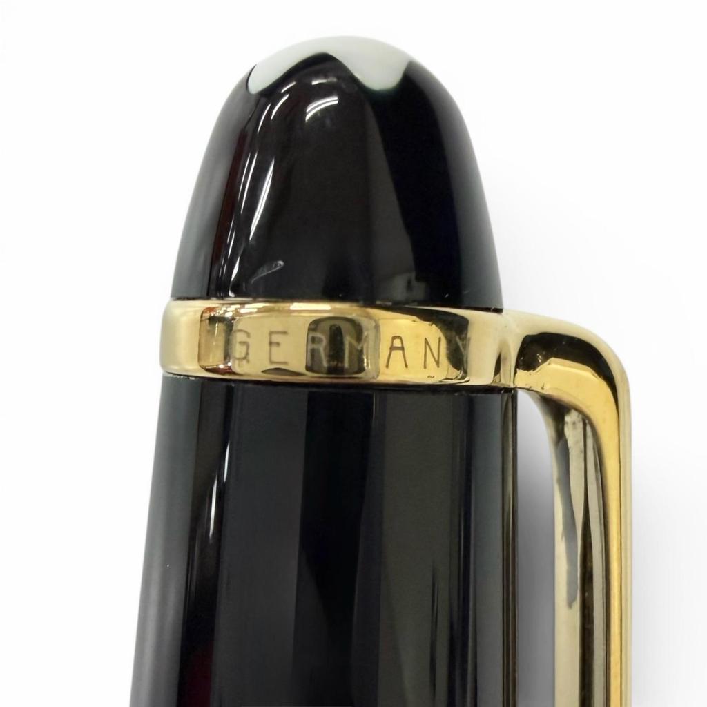 Excellent MONTBLANC fountain pen Meisterstück Classic black 14K mens Used