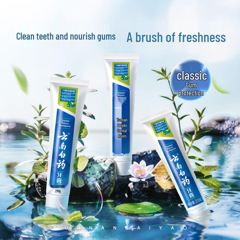 

Yunnan Baiyao Classic Mint Gum Care Toothpaste