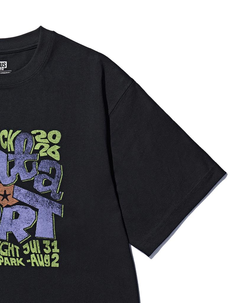 DISCUS ATHLETIC 2026 Pentaport Typo T-Shirt Black