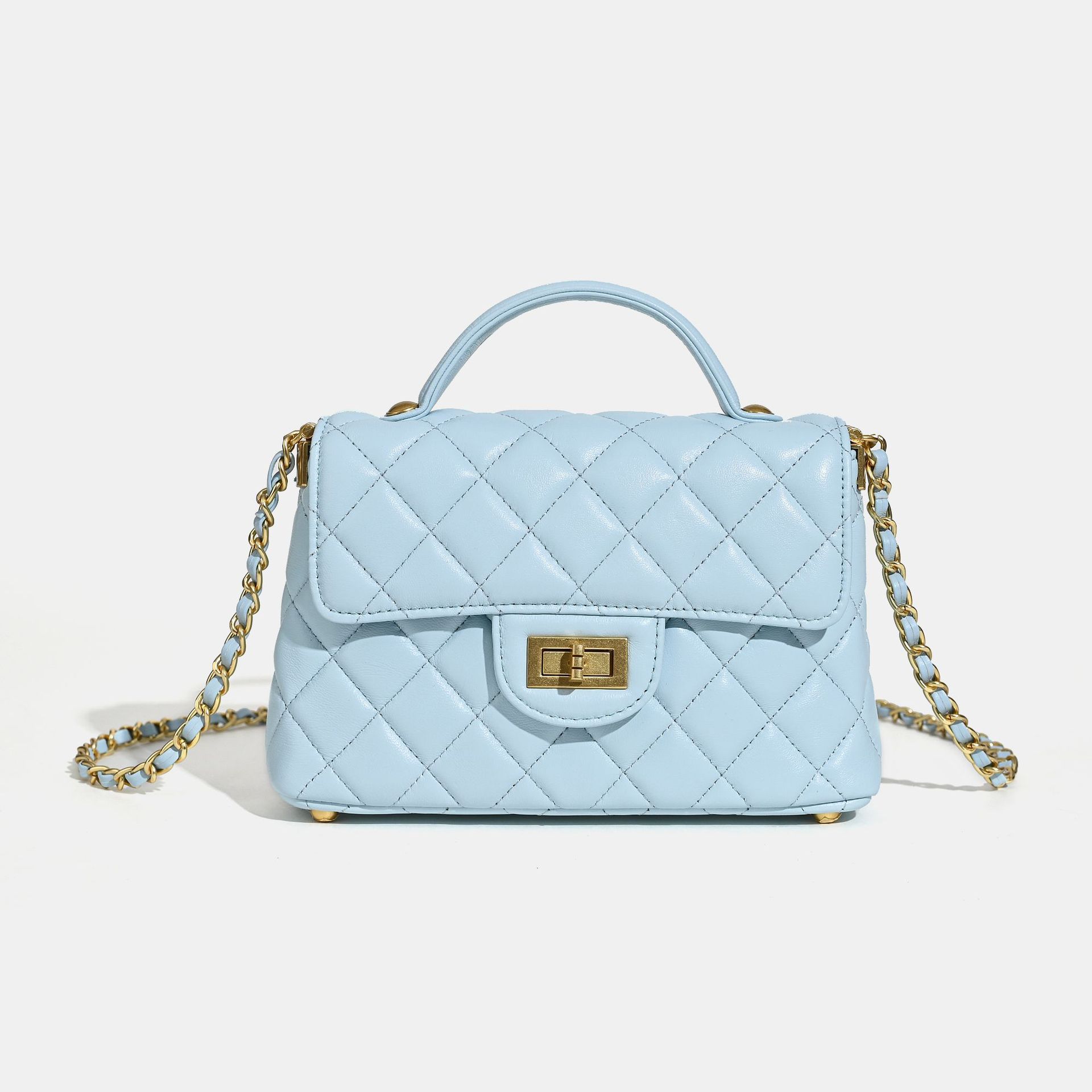 Handliche kleine Duft-Ketten-Tasche für Frauen im Jahr 2025 Schlicht und modisch Vielseitige Umhängetasche Hochwertige Crossbody-Tasche 20x6x12.5cm