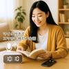 URMORE White Bluetooth Clock Speaker with Music Digital Clock with LED Stylish Desk Clock for Bedside or Tabletop Use In the Bedroom Playback,