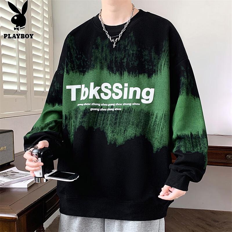 

PLAYBOY Мужской свитшот с круглым вырезом и длинными рукавами XL