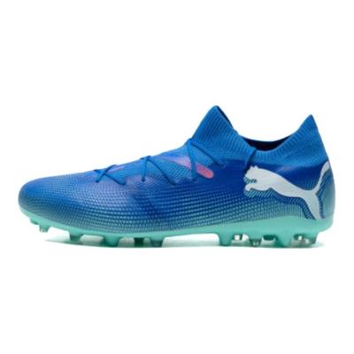 Future 7 Match Comfortable Lightweight Mg Artificial Grass Soccer Shoes Men Soccer Shoes Blue 107934-01