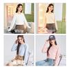 TonLion Women's 100% Cotton Loose Fit Heart Print Long Sleeve T-Shirt