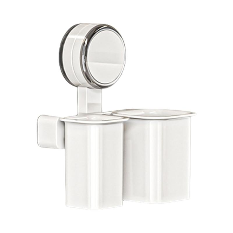 Functional Toothbrush Holder Suction Cup Easy Install Toothbrush Rack Organizers For Renters And Students Seeking Order