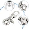 Electroplated Zinc Zinc Alloy Snap Hooks Zinc Zinc Zinc Alloy Material Spring Buckle Backpack Buckle  Paracord Lanyard