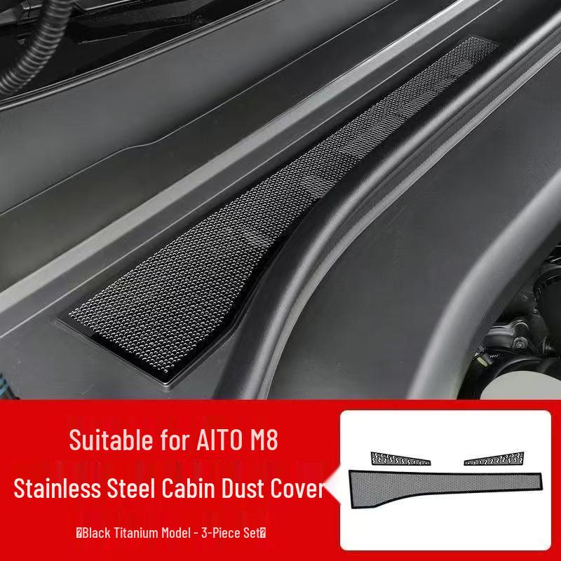 Compatible with 26 Models: AITO M7/M8 Engine Air Vent Protector & Dust Cover Net.