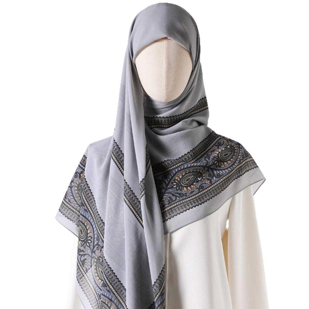 Damenmode 130x130 Seidenähnlicher Gaze Quadratischer Schal Stola - High-End, Leichtgewicht, Langer Schal