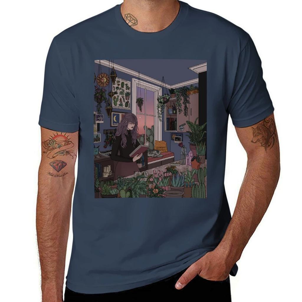 Dusk Redrawn Tshirt Classic Crew Neck Cotton Tshirt