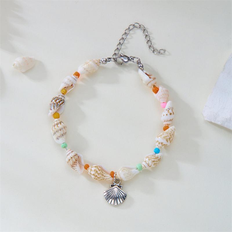Starfish Bracelet For Women Trend Shell Beaded Bracelet Girls Summer Beach Jewelry Travel Gift