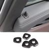 For BMW X3 X4 X3M X4M iX3 Cover Trim Carbon Fiber Door Lock Protection 2018~2024