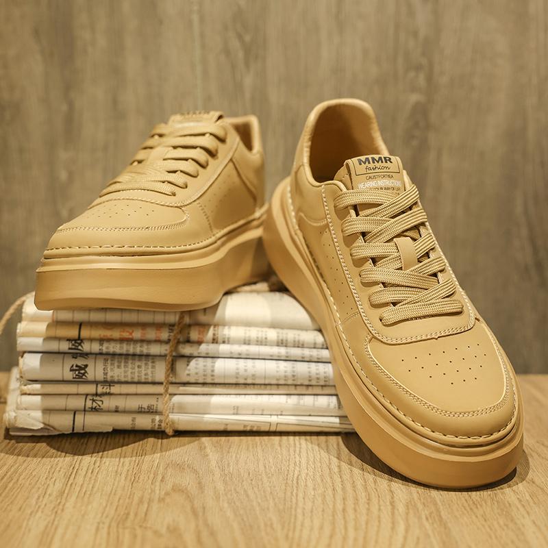 Xiaobai autumn new casual board shoes white shoes leather shoes sports trendy shoes