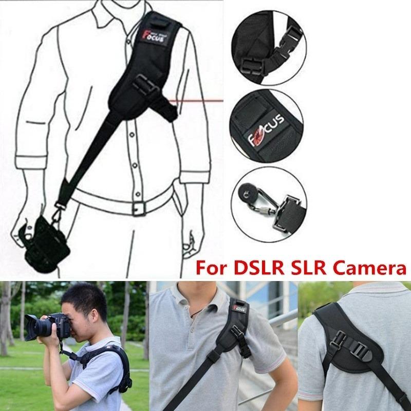 Quick Release Camera Strap - Adjustable Sling, Neck Shoulder Strap For Dslr/mirrorless, Comfortable Secure Carry