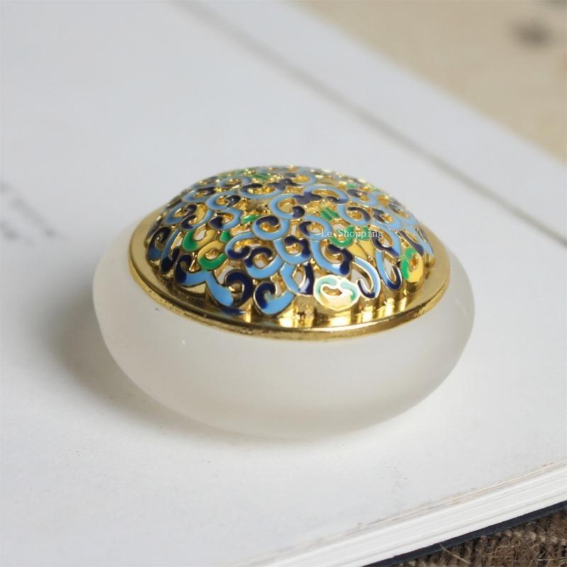 Nine Tail Fox Glass Incense Burner Agarwood Sandalwood Mini Incense Burner Household Indoor Decoration Aromatherapy Utensil