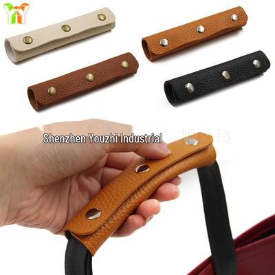 Spot Luggage & Bag Leather Handle Cover - Anti-Choke Protector & Water Bottle Grip