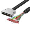 SCSI Data Cable with Terminal Push-up Lock, 28AWG Wire Single Head CN14P CN20P CN26P CN36P CN50P CN68P 6 Length Option