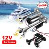 600db Car Electric Loud Horn Dual Trumpets Speaker Auto 12v Air Horn Siren Sound Security Alarm Signal for Train Truck Boat SUV