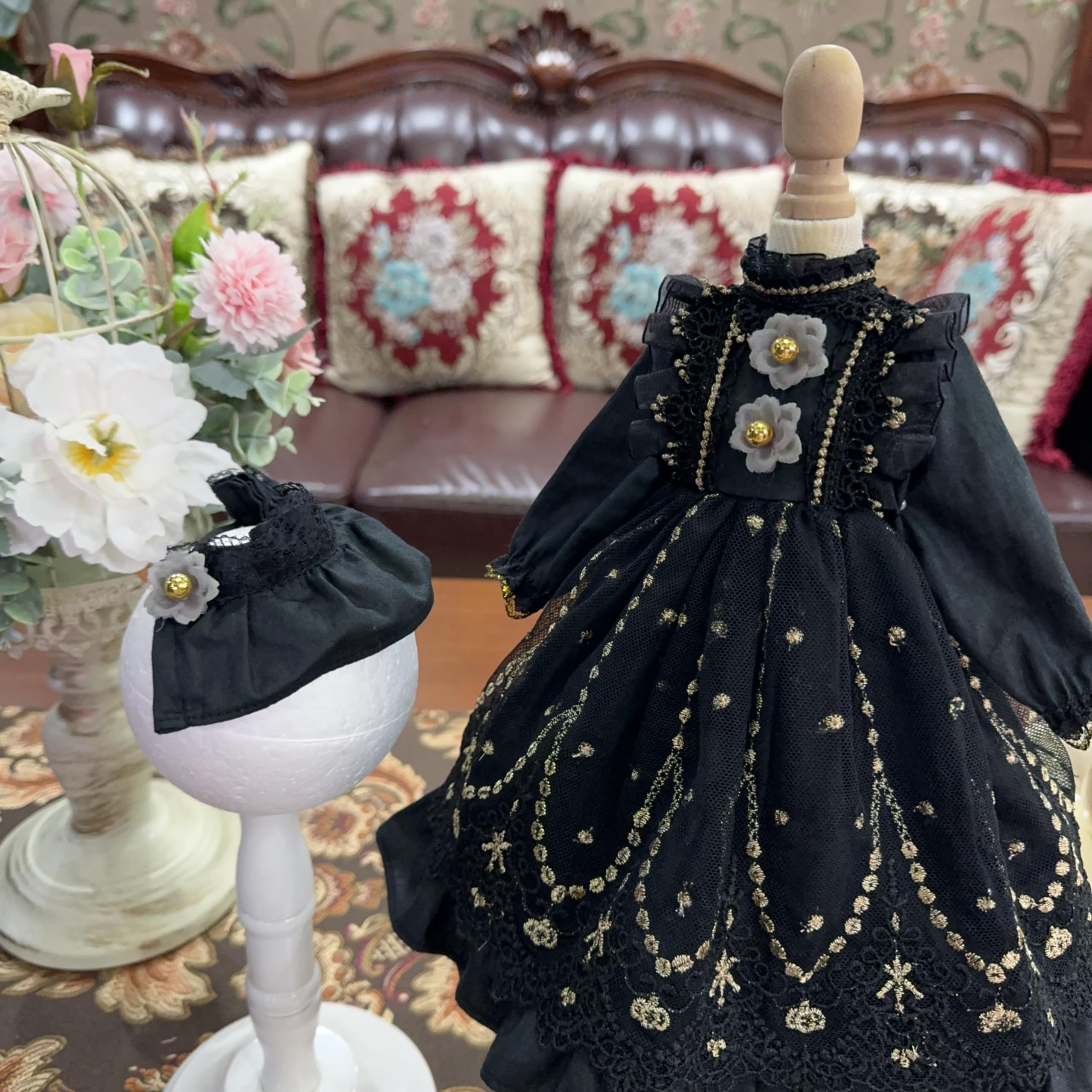 

14 16 13 BJD Кукла на шаровых шарнирах Платье Кукольный Костюм Кукольный Наряд Горничной Кукла на шаровых шарнирах Кукла для переодевания Платье Принцессы, Наряд Горничной, (Голова и тело