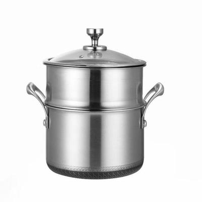 Balder 28CM Stainless Steel Non-stick Soup Pot with Steamer