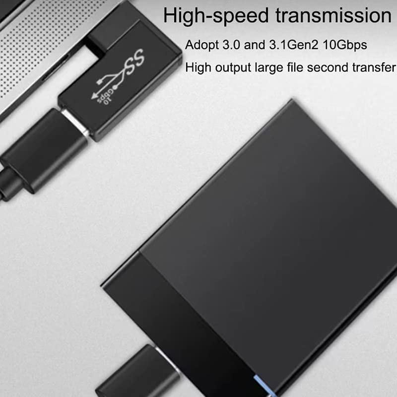OTG Adapter USB 3.1 Type C Female To USB 3.0 Male Converter 10Gbps Type C to USB 3.0 90 Degrees Angled For USB C OTG Connector