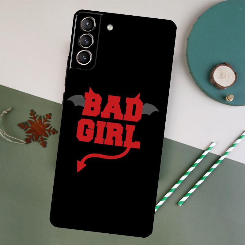 Good Bad Girl Best Friend Phone Case For Samsung Galaxy S25 S20 S21 S22 S23 S24 S26 Ultra S10 Plus S25 FE Back Cover