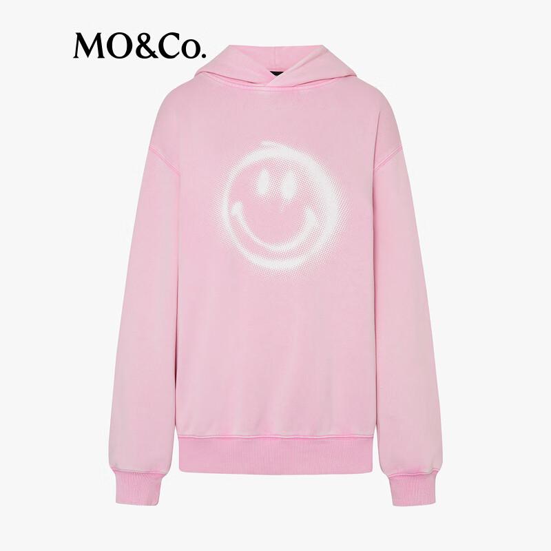 MO&Co. Women's Solid Hooded Sweatshirt