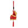 Lucky Horse Plush Ornament Realistic Horse Toy with Hanging Strap Year of The Horse Zodiac