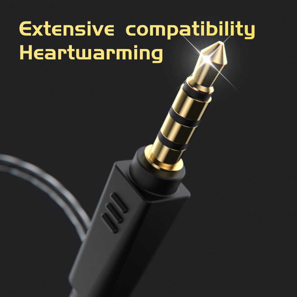 QKZ AERS Wired Earphones HIFI Heavy Bass In Ear Monitor 3.5mm AUX In-Ear Headphones With Mic Noise Cancell Sport Game Music