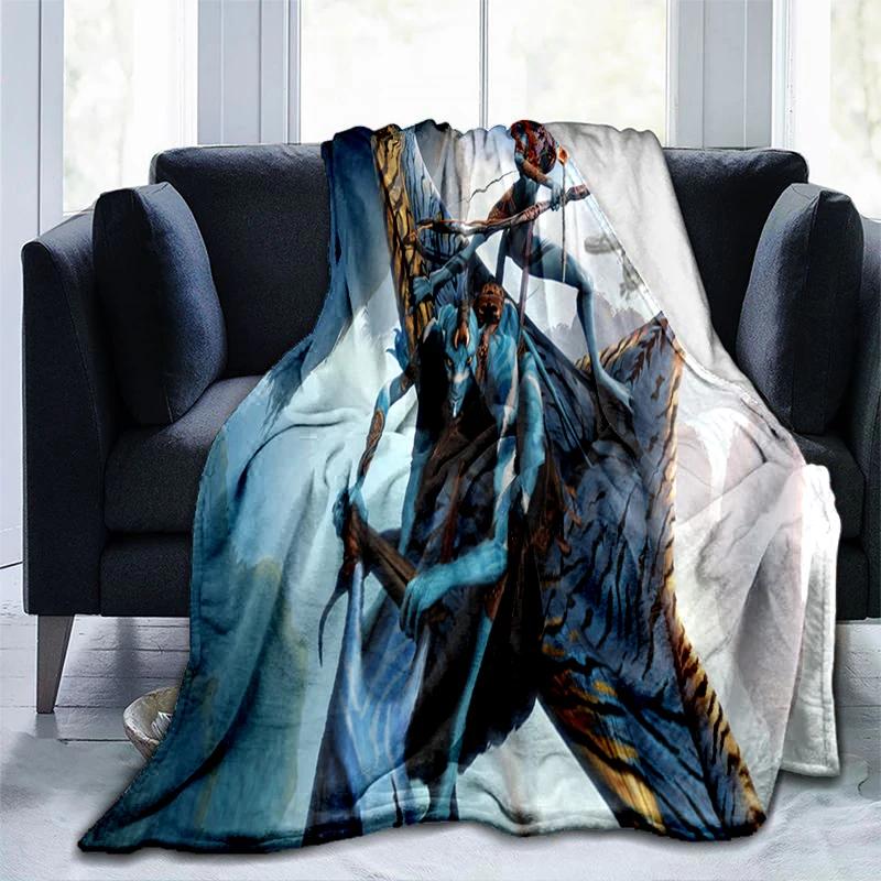 Avatar Film Gedruckte Weiche Warme Decke für Wohnzimmer Schlafzimmer Bett Sofa Couch Büro Geschenke Flanell Überwurfdecken