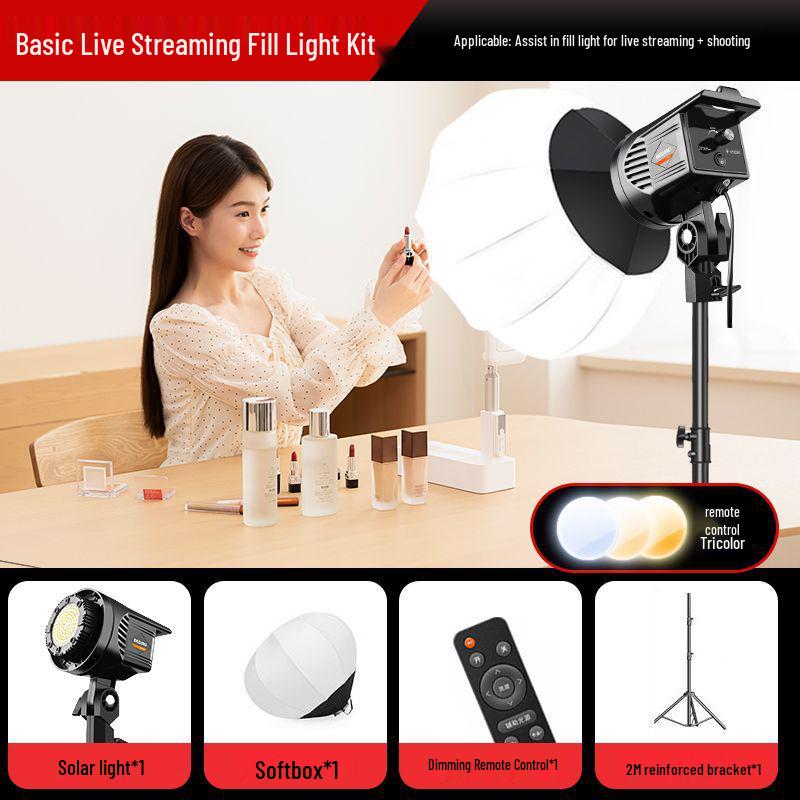 Professional 2000W LED Room Fill Light for Indoor Photography - Super Bright Streamer Beauty Lighting for Clothing Photography