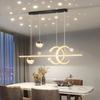 Minimalist LED Pendant Light for Restaurants & Dining - Modern Starry Sky Moon & Star Design