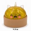 Simulation Steamed Stuffed Bun  Toy Glitter Slow Rising Soft Stress Relief Fidget Toy for Classroom Student Rewards