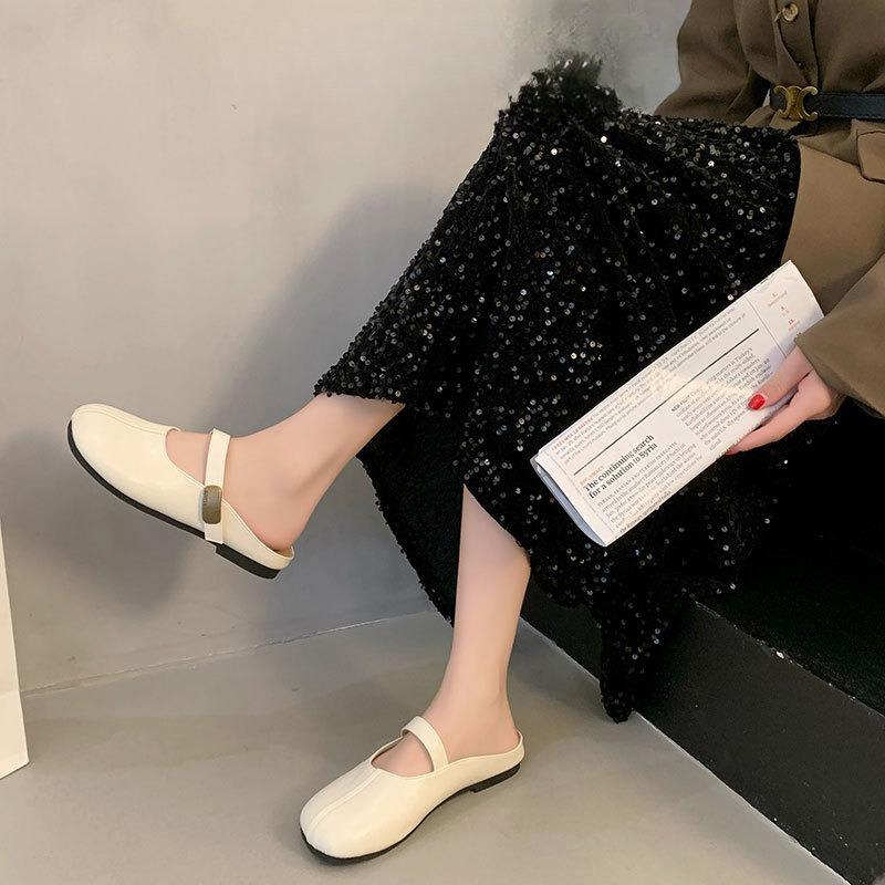 Chaussures pour femmes à semelles souples Tongs Nouveau style Chaussures paresseuses