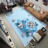 Christmas Style CARPET FOR LIVE ROOM Blue Luxury Home Decoration Bedroom Large Area Rugs Washable Lounge Floor Mats Bedside